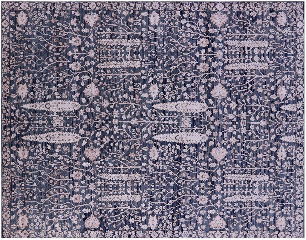 Cypress Tree Hand Knotted Wool & Silk Rug - Manhattan Rugs