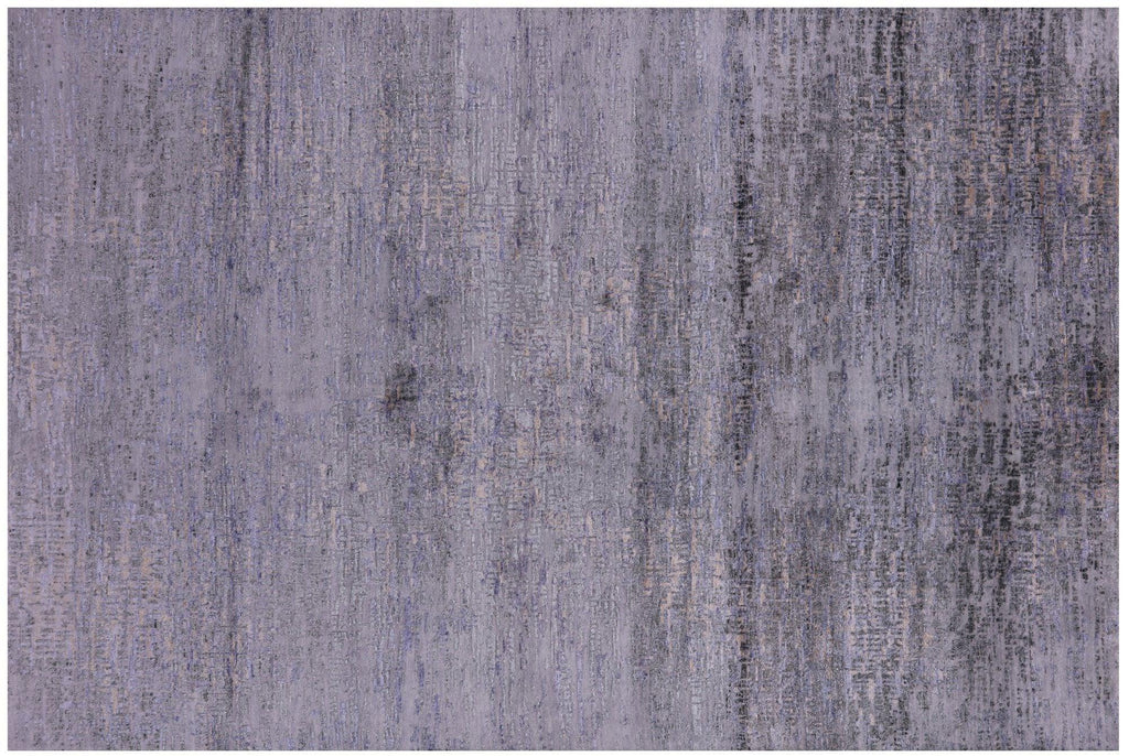 Handmade Abstract Wool & Silk Rug - Manhattan Rugs