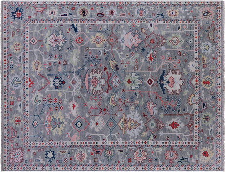 Turkish Oushak Hand Knotted Wool Rug - Manhattan Rugs