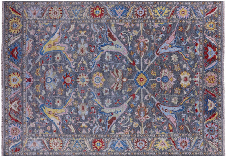 Hand Knotted Turkish Oushak Wool Rug - Manhattan Rugs