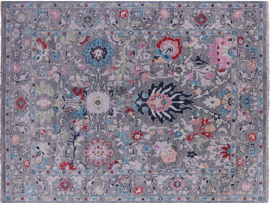 Turkish Oushak Handmade Wool Rug - Manhattan Rugs