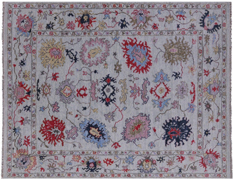 Turkish Oushak Hand Knotted Wool Rug - Manhattan Rugs