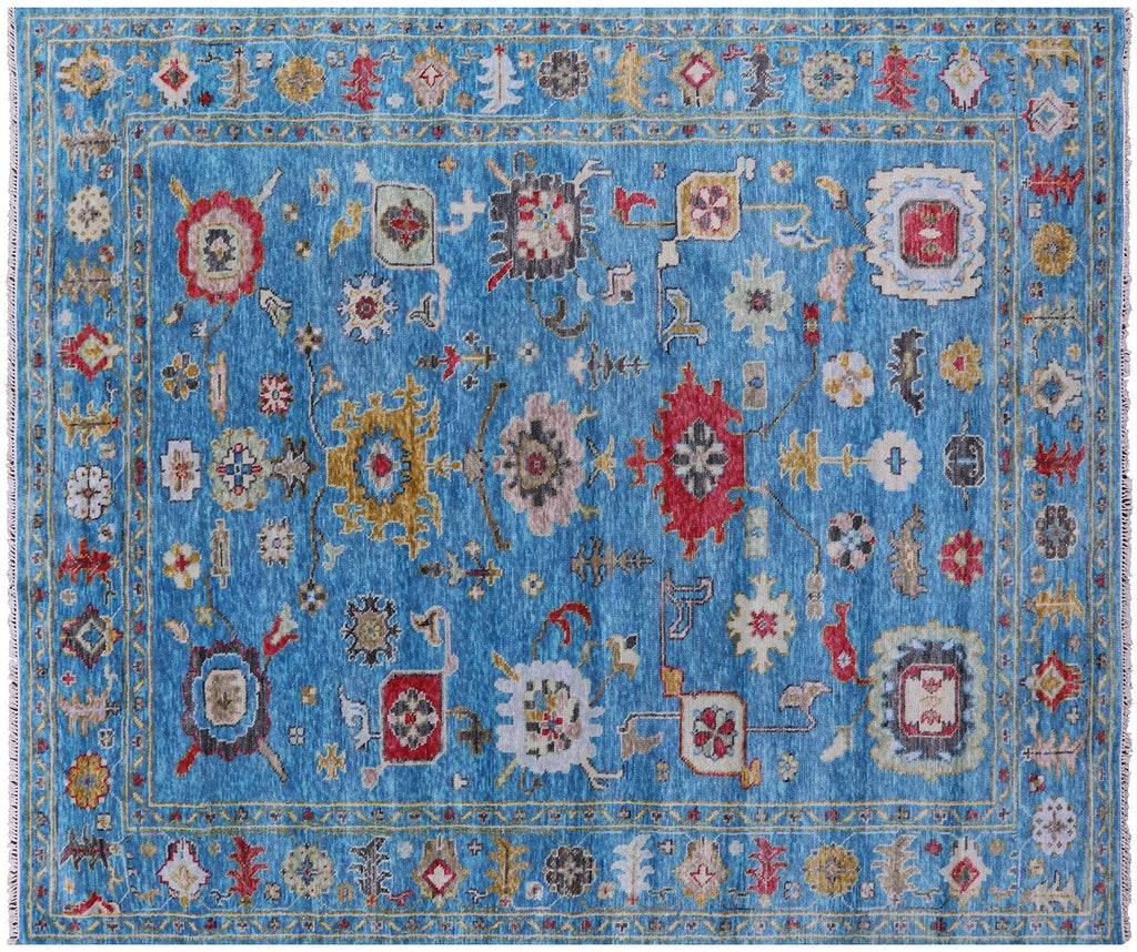 Turkish Oushak Handmade Wool Rug - Manhattan Rugs