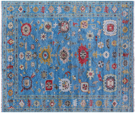 Turkish Oushak Handmade Wool Rug - Manhattan Rugs