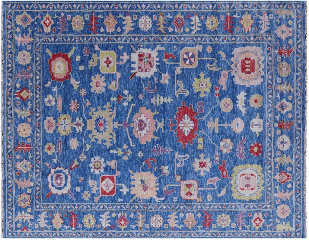 Oushak Hand-Knotted Wool Rug - Manhattan Rugs