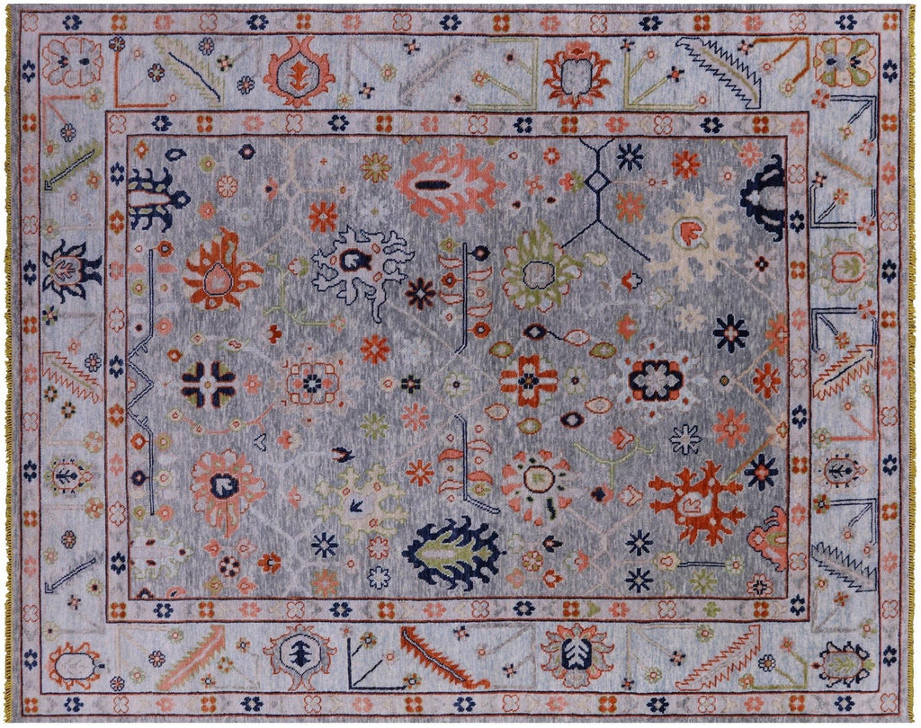Hand-Knotted Turkish Oushak Wool Rug - Manhattan Rugs
