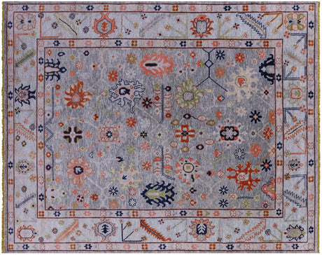 Hand-Knotted Turkish Oushak Wool Rug - Manhattan Rugs