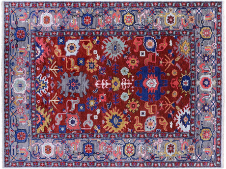 Hand Knotted Turkish Oushak Wool Rug - Manhattan Rugs