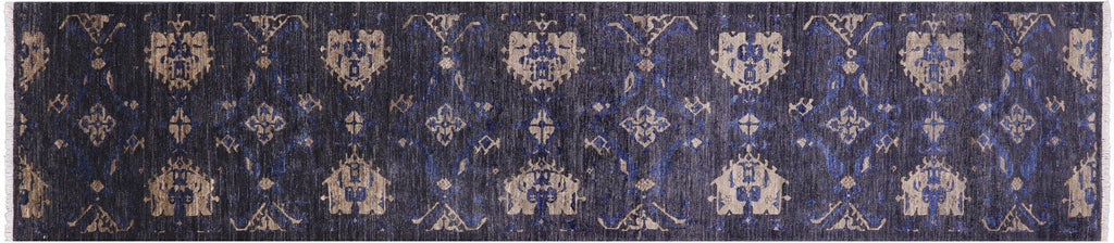Runner Handmade William Morris Wool Rug - Manhattan Rugs
