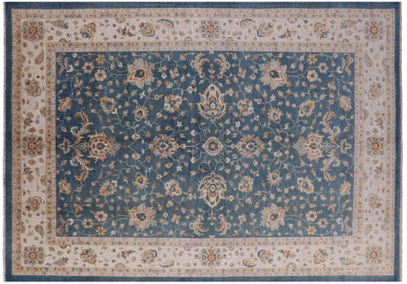 Turkish Oushak Hand-Knotted Wool Rug - Manhattan Rugs