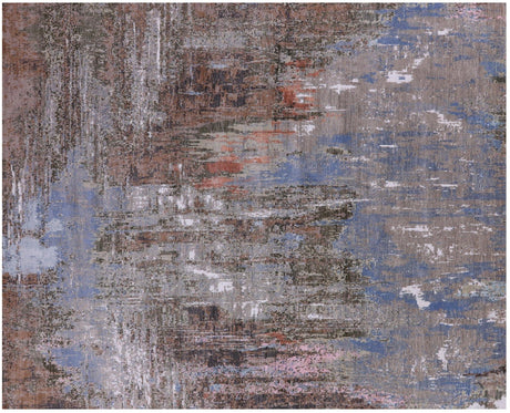 Modern Handmade Wool & Silk Rug - Manhattan Rugs