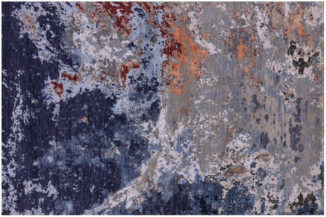 Handmade Modern Wool & Silk Rug - Manhattan Rugs