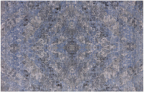 Wool & Silk Modern Hand Knotted Rug - Manhattan Rugs