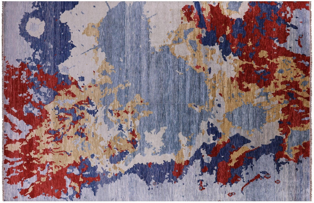 Abstract Handmade Wool Rug - Manhattan Rugs