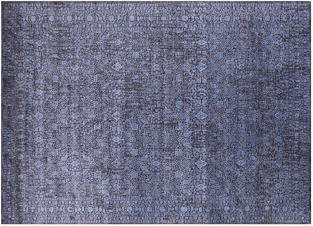 Hand Knotted Wool & Silk Persian Rug - Manhattan Rugs