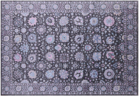 Wool & Silk Persian Tabriz Hand Knotted Rug - Manhattan Rugs