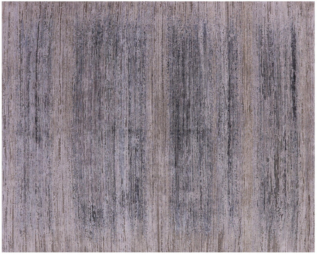 Wool & Silk Modern Handmade Rug - Manhattan Rugs