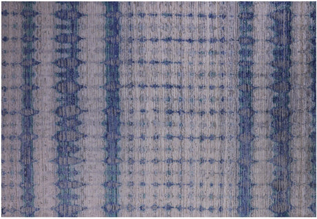 Wool & Silk Modern Hand Knotted Rug - Manhattan Rugs