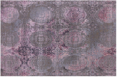 Wool & Silk Modern Handmade Rug - Manhattan Rugs