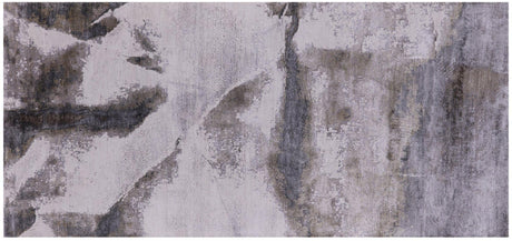 Wool & Silk Handmade Abstract Rug - Manhattan Rugs