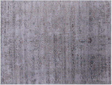 Wool & Silk Persian Heriz Serapi Hand-Knotted Rug - Manhattan Rugs