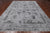 Grey Persian Tabriz Wool & Silk Handmade Rug 9' 0" X 11' 11" - Q9109