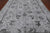 Grey Persian Tabriz Wool & Silk Handmade Rug 9' 0" X 11' 11" - Q9109