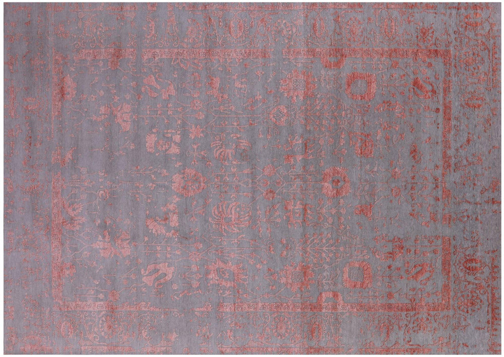 Hand Knotted Wool & Silk Persian Tabriz Rug - Manhattan Rugs