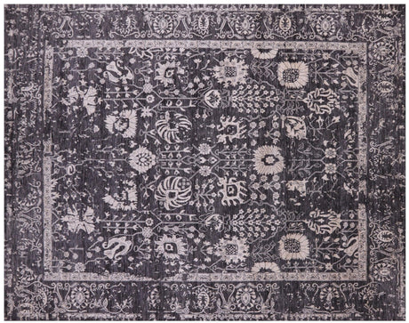 Wool & Silk Persian Tabriz Handmade Rug - Manhattan Rugs