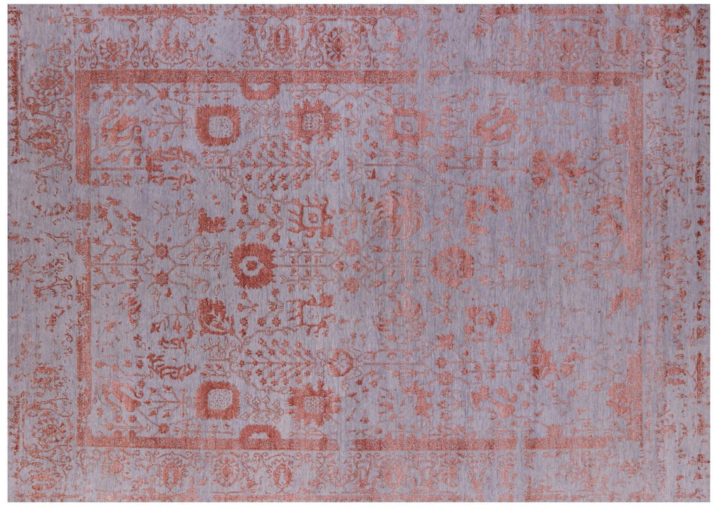 Persian Tabriz Hand Knotted Wool & Silk Rug - Manhattan Rugs