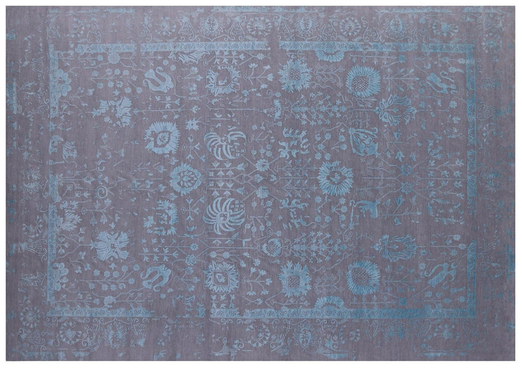 Wool & Silk Persian Tabriz Handmade Rug - Manhattan Rugs