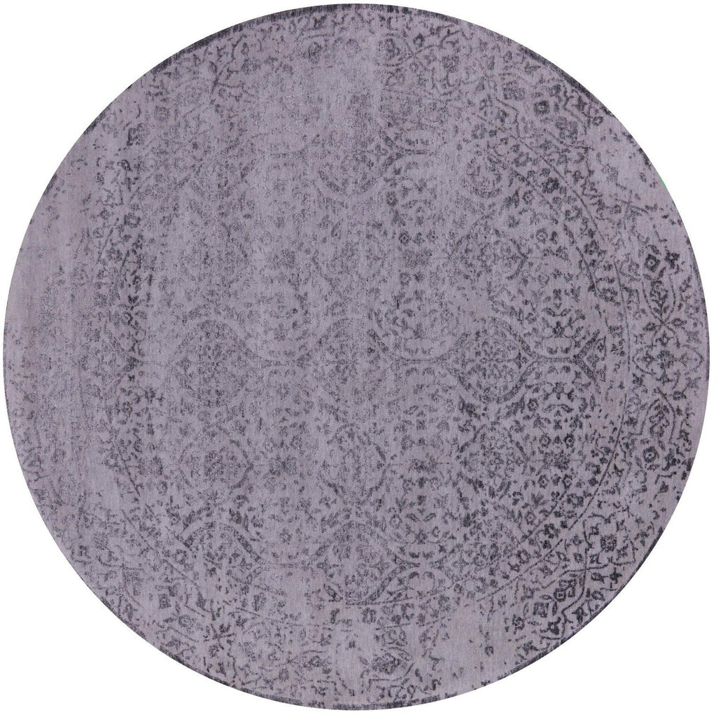 Round Persian Wool & Silk Handmade Rug - Manhattan Rugs
