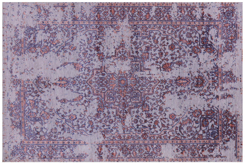 Persian Heriz Serapi Wool & Silk Handmade Rug - Manhattan Rugs