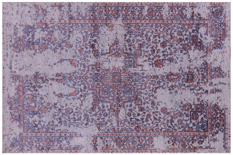 Persian Heriz Serapi Wool & Silk Handmade Rug - Manhattan Rugs