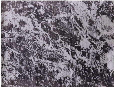 Handmade Abstract Wool & Silk Rug - Manhattan Rugs