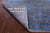 SUPER SALE Blue Wool & Silk Modern Handmade Rug 7' 10" X 10' 1" - Q9138