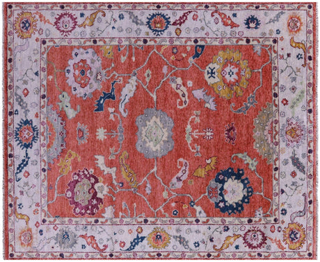 Turkish Oushak Hand-Knotted Wool Rug - Manhattan Rugs
