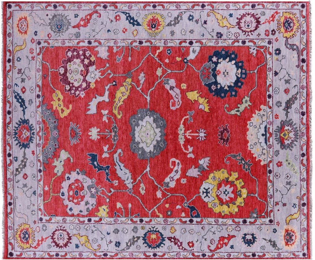 Hand-Knotted Turkish Oushak Wool Rug - Manhattan Rugs