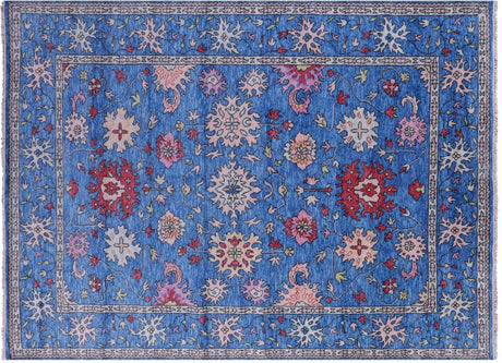Hand-Knotted Turkish Oushak Wool Rug - Manhattan Rugs