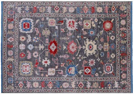 Turkish Oushak Hand Knotted Wool Rug - Manhattan Rugs