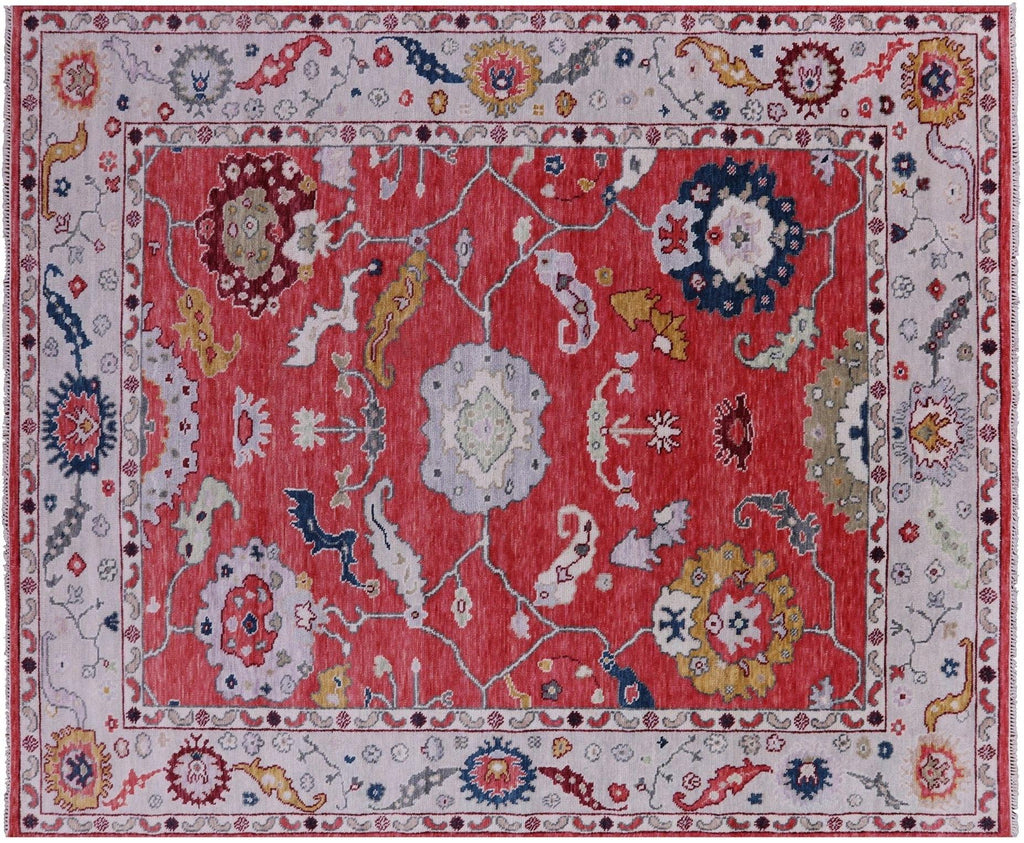 Turkish Oushak Handmade Wool Rug - Manhattan Rugs