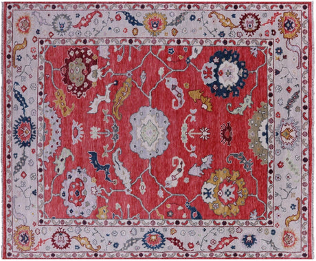 Turkish Oushak Handmade Wool Rug - Manhattan Rugs