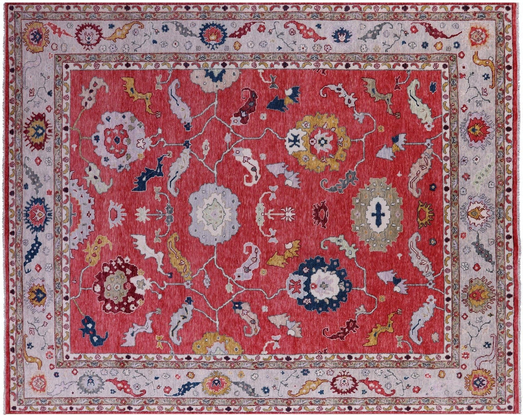 Turkish Oushak Hand Knotted Wool Rug - Manhattan Rugs