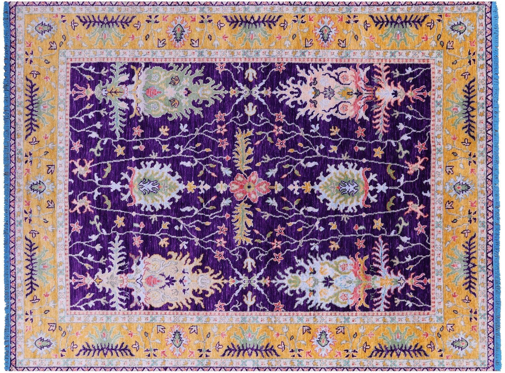 Turkish Oushak Handmade Wool Rug - Manhattan Rugs