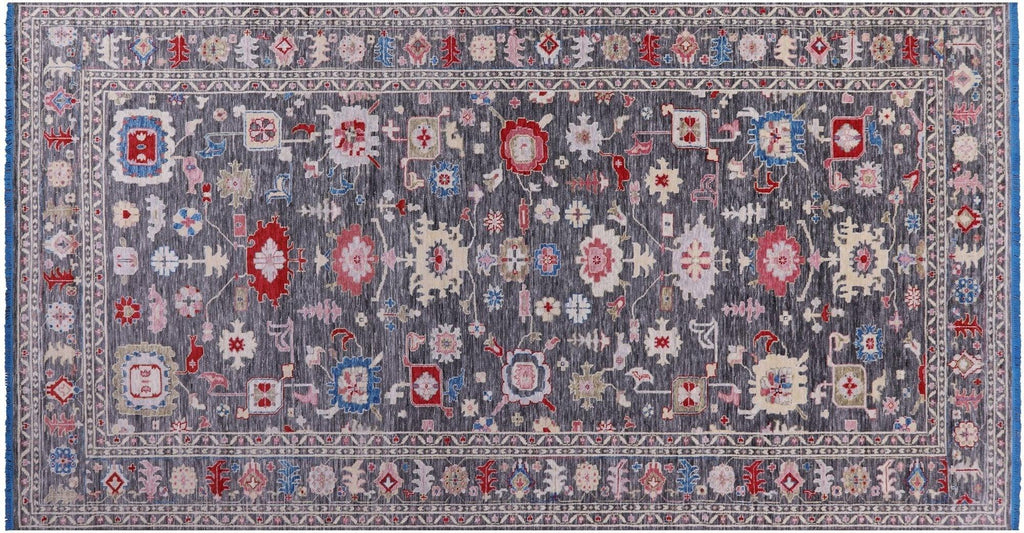 Turkish Oushak Hand-Knotted Wool Rug - Manhattan Rugs