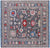 Square Turkish Oushak Hand-Knotted Wool Rug - Manhattan Rugs