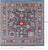 Square Turkish Oushak Hand-Knotted Wool Rug - Manhattan Rugs
