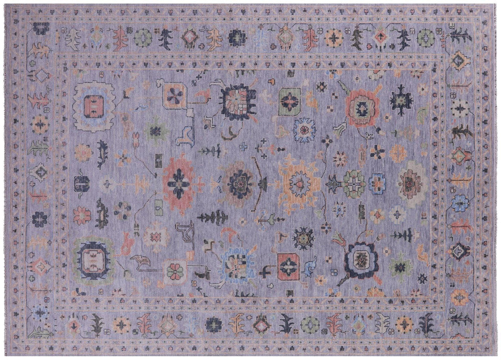 Handmade Turkish Oushak Wool Rug - Manhattan Rugs