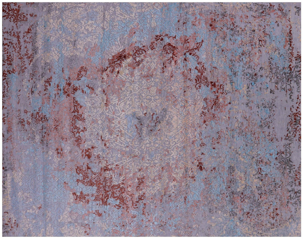 Modern Wool & Silk Handmade Rug - Manhattan Rugs