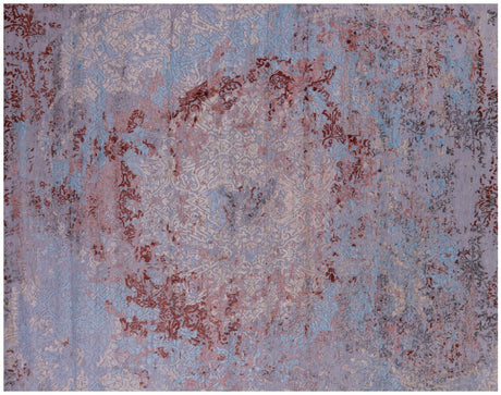 Modern Wool & Silk Handmade Rug - Manhattan Rugs